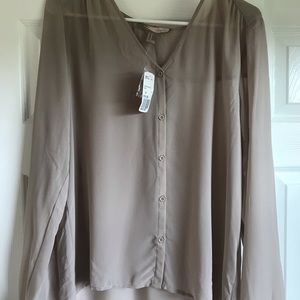 Forever 21 sheer blouse